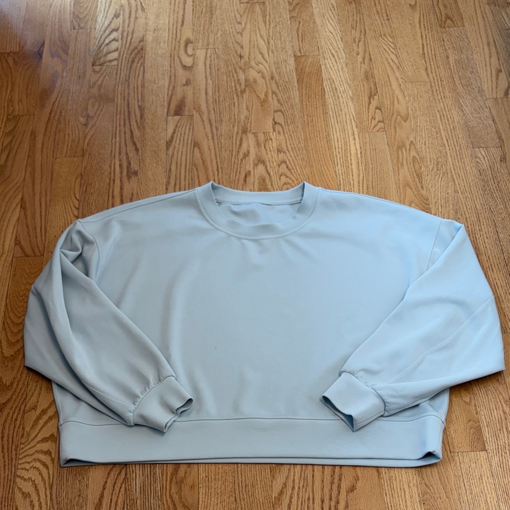 lululemon athletica Light Blue Sweatshirt
